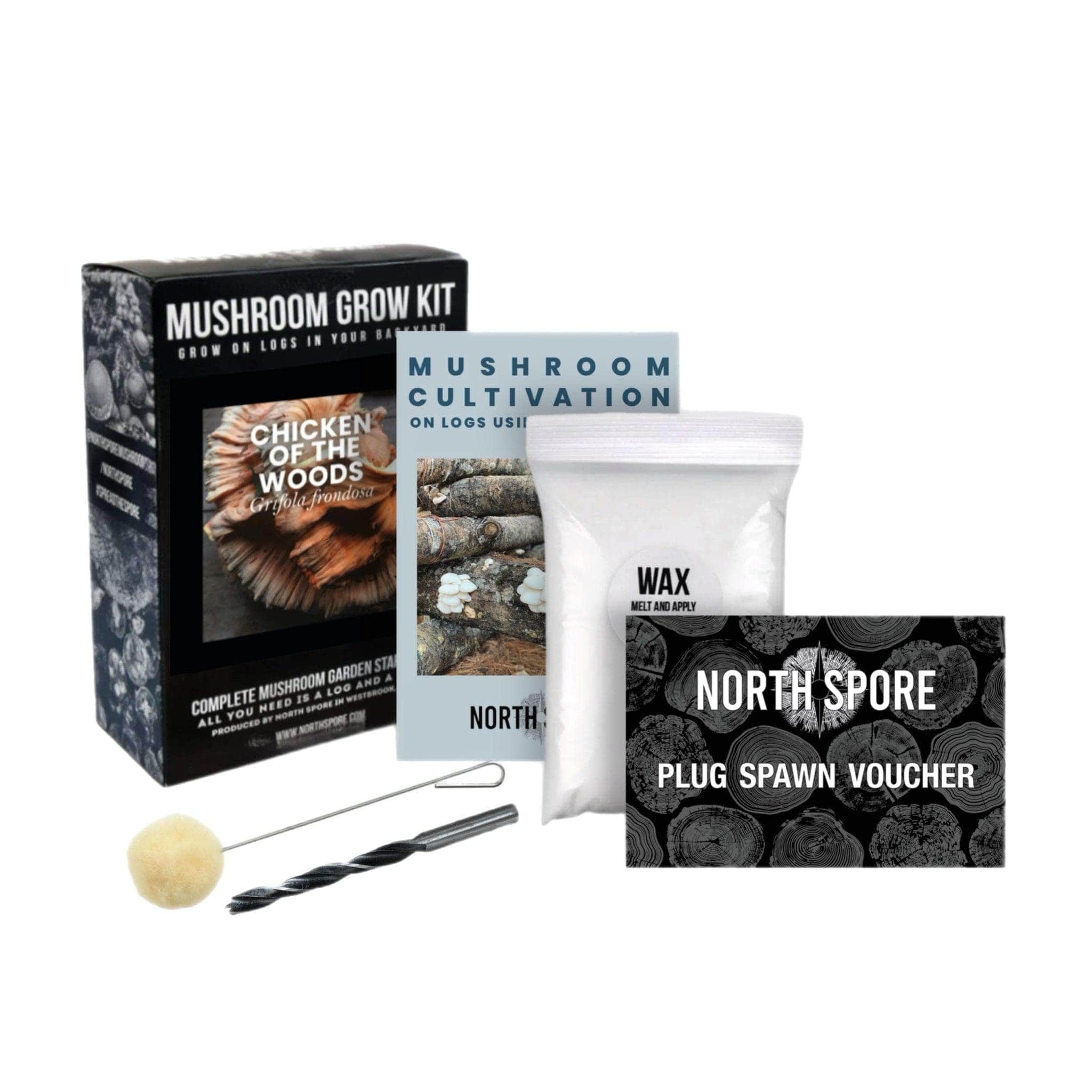 Organic Chicken of the Woods Mushroom Outdoor Log Kit - Image 6